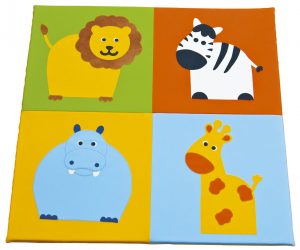 Tapete de animais da selva