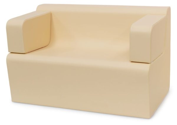 Sofá de aleitamento duplo com 2 apoios de braços - 115x70x65 cm
