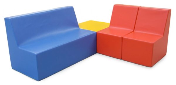 Conjunto de Sofás com Quadrado