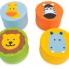 Conjunto de Banquinhos com Animais da Selva