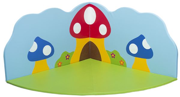 TR-3067.jpg Proteção de parede - Cantinho Pequeno Cogumelos 200x200x120 cm