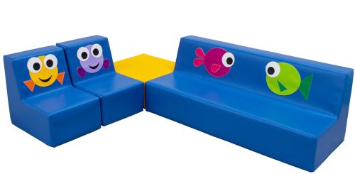 Conjunto de Sofás com Quadrado - Peixes