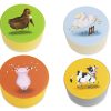 Conjunto de Banquinhos com Animais da Quinta