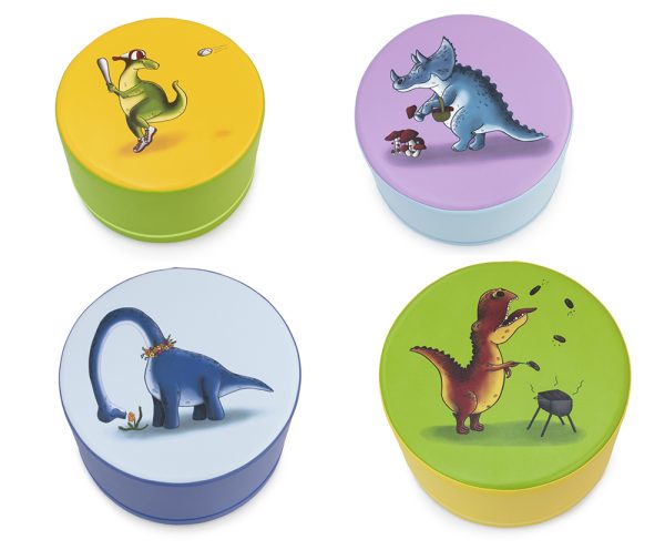 Conjunto de Banquinhos com Dinossauros